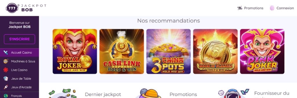 Jackpot bob casino